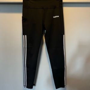 Two pairs of adidas 7/8th length leggings